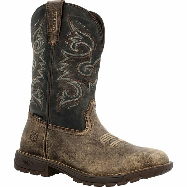 Rocky Legacy 32 Waterproof Pull-On Boot, BROWN, M, Size 10.5 RKW0389